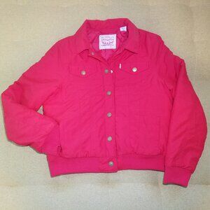 Levi's Red Trucker-style Jacket - Womens Small (BU0013)